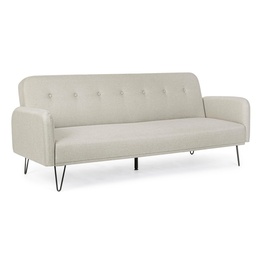 [S-B0735238] Divano Letto Bridjet Beige in Tessuto Reclinabile - Misure: 200x82x81h, Altezza Seduta: 43h, Dimensioni Letto: 180x105x43h