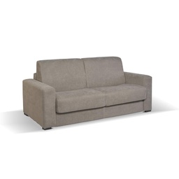 [100111] Divano Letto Prienz 3 Posti Moca Tortora  186 x 96 x 90 cm