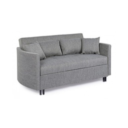 [S-B0735200] Divano letto due posti Grigio 166x88x84 cm