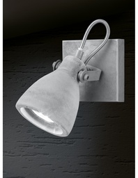 [S-TRIO802500178] Faretto Spot Orientabile Concrete Calcestruzzo