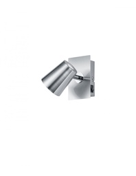 [S-TRIO873170107] Faretto Spot Led 6w Orientabile Nichel Opaco