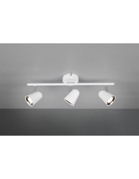 [S-TRIOR82123131] Faretto Toulouse Bianco 3 Spot Led L48 cm