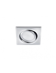 [S-TRIO650210106] Faretto da Incasso Led 5w Orientabile 8x8cm Rila Cromo Trio Lighting
