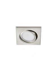[S-TRIO650210107] Faretto da Incasso Led 5w Orientabile 8x8cm Rila Nichel Trio Lighting