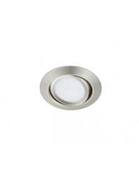 [S-TRIO650310107] Faretto da Incasso Led 5w Orientabile Ø8 cm Rila Nichel Trio Lighting