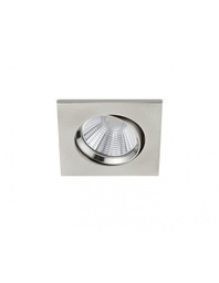 [S-TRIO650410107] Faretto da Incasso Quadrato Pamir Led 5,5w 3000k Nichel Trio Lighting