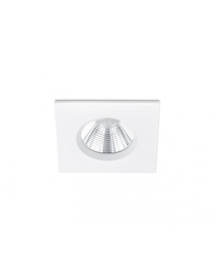 [S-TRIO650610131] Faretto da Incasso Quadrato Zagros Bianco Led 5W IP65 8x8 cm Trio Lighting
