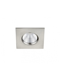 [S-TRIO650610107] Faretto da Incasso Quadrato Zagros Nichel Led 5W IP65 8x8 cm Trio Lighting