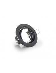 [S-TRIO650100132] Faretto da Incasso Rotondo Jura 1xGU10 Nero Ø8 cm Trio Lighting
