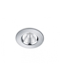 [S-TRIO650710106] Faretto da Incasso Rotondo Zagros Cromo Led 5W IP65 Ø8 cm Trio Lighting