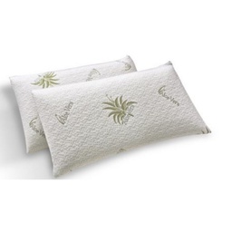[S-FZ86920] Guanciale Aloe 50x80 Cuscino con Federa in Aloe e Imbottitura di Poliestere