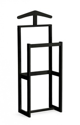 [S-B0721736] Indossatore in legno di betulla nero H106