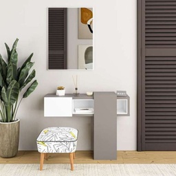 [98218] Ingresso Efes Mocha Bianco con Specchio L100 x P30 x 72.5 H cm