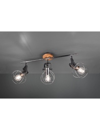 [S-TRIO805300388] Lampada Spot Vintage Orientabili Madras Trio Lighting