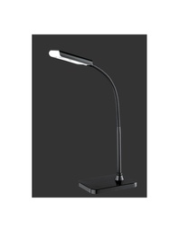 [S-TRIOR52141302] Lampada Da Scrivania Led Flessibile Pico Nero Trio Lighting