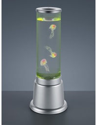 [S-TRIOR50701187] Lampada Da Tavolo Jelly Titanio Led Rgbw Gioco D'Acqua Ø12 cm Trio Lighting