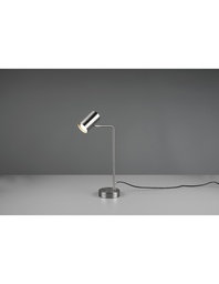 [S-TRIO512400107] Lampada da Tavolo Marley Nichel Spot Cilindro H45
