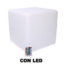 [S-V3723350000] Lampada Led Ricaricabile Multicolor in Plastica - 30x30x30 cm