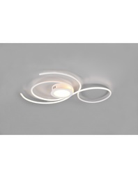 [S-TRIO623419207] Lampada Soffitto Parete Moderna Led 48W Dimmer Jive Bianco