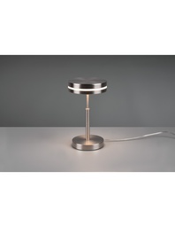 [S-TRIO526510107] Lampada Tavolo Disco Led 6w Nichel Trio Lighting