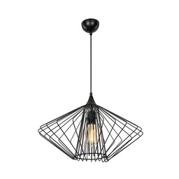 [S-FZ97664] Lampada a sospensione Arona ASZ1360 filo metallico nero