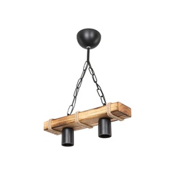 [95913] Lampada a sospensione Lagun ASZ1235 rustico industriale a 2 luci