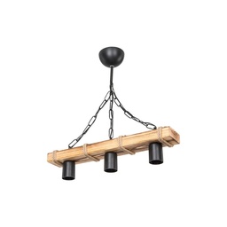 [95914] Lampada a sospensione Lagun ASZ1236 rustico industriale a 3 luci