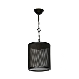 [S-FZ95894] Lampada a sospensione Nadra MDL3857 in metallo reticolato nero