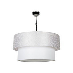 [S-FZ97677] Lampada a sospensione Polo MDL2749 in tessuto grigio