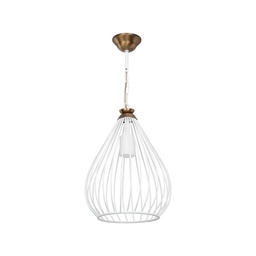 [S-FZ95893] Lampada a sospensione ciondolo Umay ASZ1314 metallo bianco