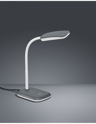 [S-TRIOR52431187] Lampada da Scrivania Led 3,5W Boa Grigio H36 cm Trio Lighting