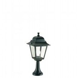 [S-SOV321/06] Lampada da esterno in alluminio pressofuso con diffusori in vetro trasparente - Altezza max 210mm - Potenza massima 100W nero