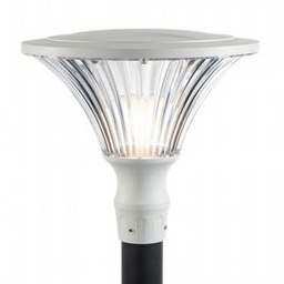 [S-SOV253/02] Lampada da esterno in alluminio pressofuso, diffusore trasparente, 60x160mm, IP65 bianco