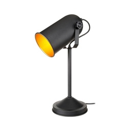 [S-FZ95863] Lampada da tavolo direzionabile Tokyo MDL3636 metallo nero
