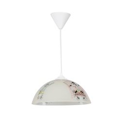 [S-FZ95900] Lampada per cameretta Mufi MDL4164 vetro bianco con disegni