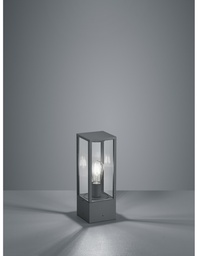 [S-TRIO501860142] Lampioncino da Giardino Garonne Antracite H40 cm