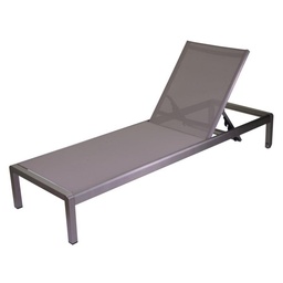 [S-V6450950000] Lettino in alluminio anodizzato buffalo 197x64x30h cm