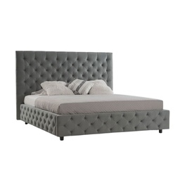 [S-FZ94906] Letto matrimoniale contenitore Sondrio grigio decape