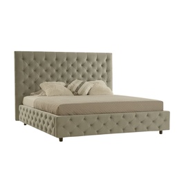[S-FZ94904] Letto matrimoniale contenitore Sondrio tortora