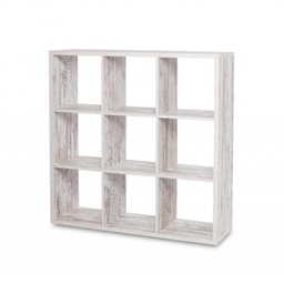 [S-FZ95790] Libreria divisorio Max9 bianco consumato