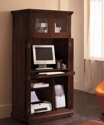 [S-VI/001] Libreria elegante in legno nero, dimensioni 0 cm x 0 cm x 0 cm