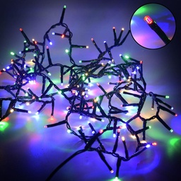 [S-V6086530000] Luci Filo 150 LED Multicolore con Controller, Lunghezza 300 cm, Uso Esterno