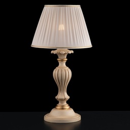 [S-BL180-LM-AV] Lume legno e pasta di legno avorio e foglia oro 1 luce  dm.30