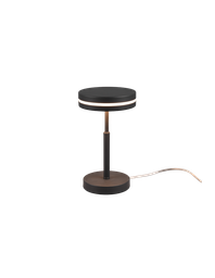 [S-TRIO526510142] Lumetto Comodino Disco Led Moderno Antracite