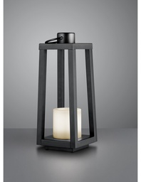 [S-TRIOR55176132] Lumetto LED per Esterno Effetto Candela Nero