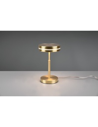 [S-TRIO526510108] Lumetto Moderno Disco Led in Ottone Satinato