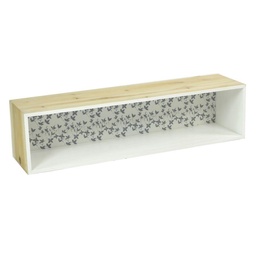 [S-V3200910000] Mensola in legno rettangolare 60x15x15 cm