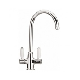 [S-FZ84168] Miscelatore da cucina cromato con comandi in ceramica Paini 84CR544 36.6 cm, 19.1 cm, 5 cm
