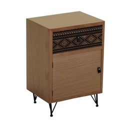 [S-V8036270000] Mobile Budapest Comodino con 1 Cassetto + 1 Anta cm40x30 x h61