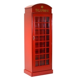 [S-V8039360000] Mobile cabina telefonica rosso 180x64x42 cm